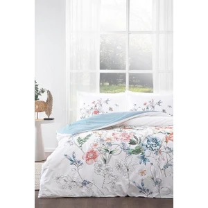 Pembe Florida Nevresim Takımı Çift Kişilik Ranforce 8919