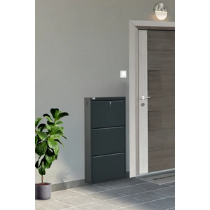 Metal Ayakkabılık 3’lü Kilitli