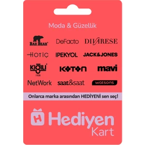 Hediyen Kart - Moda & Güzellik - 5000 TL