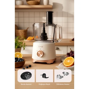 Power Blender Seti Mutfak Robotu Salata Doğrayıcı 2,5l 1200W FR-PBL02 Armonia