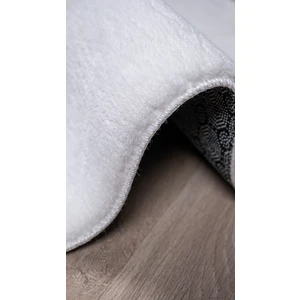 Estiva Home Beyaz Oval Post Peluş Halı – Ultra Yumuşak, Kaymaz Dot Taban, Antibakteriyel – Makinada Yıkanabilir Yolluk Halısı