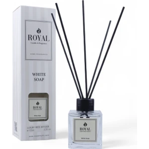 Royal Mum   Beyaz Sabun - White Soap - 100 ml Çubuklu Oda Ve Ortam Kokusu