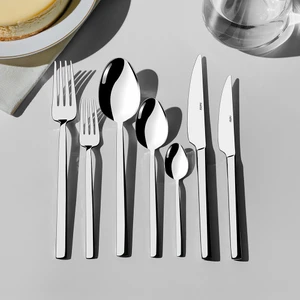 Dalyan Sade 12 Kişilik 89 Parça Deri Kutulu Çatal Kaşık Bıçak Takımı