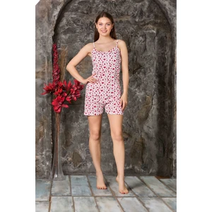 Sude Homewear Askılı Şortlu Kalpli Pijama Tkm