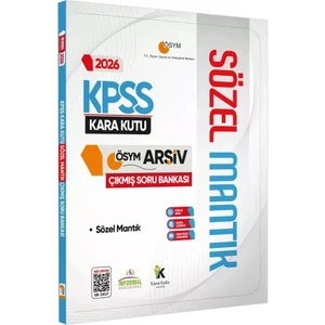 Karakutu Yayınları 2026 KPSS SÖZEL MANTIK Kara Kutu ÖSYM Çıkmış Soru Havuzu Bankası Konu Özetli Dijital Çözümlü