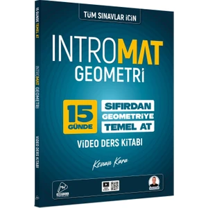 Mert Hoca Yayınları Kenan Kara 15 Günde Intromat Geometri Video Ders Kitabı