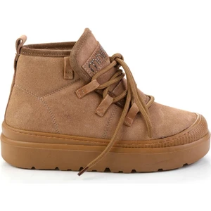 Taba Hakiki Deri Kadın Bot & Bootie K02748100902