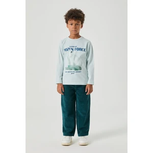 Bg Store Erkek Çocuk Mavi Tshirt