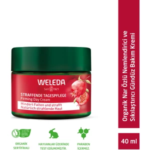 Pomegranate & Maca Peptides Organik Nar Özlü Nemlendirici ve Sıkılaştırıcı Gündüz Bakım Kremi 40ML