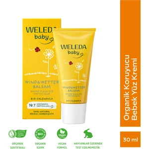 Calendula Koruyucu Organik Yüz Kremi Hassas Ciltler İçin 30 ml Doğal Formül