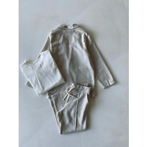 RG Brand Genç Erkek %100 Keten Kumaş Takım Elbise, 3'lü Takım_RG3361