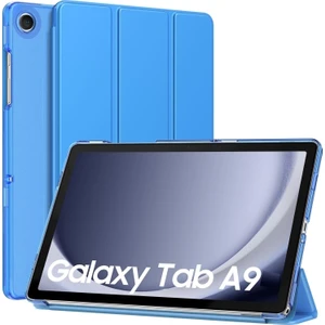 M.TK Moveteck Samsung Galaxy Tab A9 8.7 inç Tablet Kılıfı Akıllı Smart Katlanabilir Renkli Kapak SM-X110 (Uyumlu)