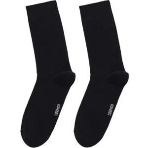 Erkek Siyah Bambu Uzun Çorap 000A2C35106F