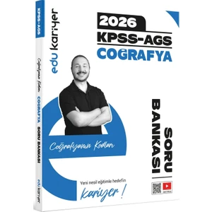 Edu Kariyer Coğrafyanın Kodları 2026 Kpss-Ags Coğrafya Video Çözümlü Soru Bankası