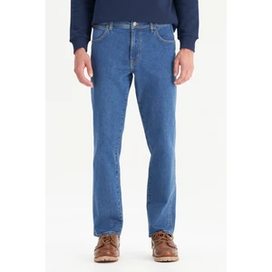 Texas Denim Pamuklu Straight Fit Normal Bel Düz Paça Pantolon Erkek Kot Pantolon MW121HR 36B