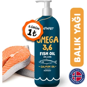 Köpekler Için Balık Yağı, Premium Norveç Somonu Yağı, Omega 3 ve 6, Yüksek Epa-Dha