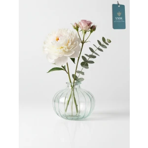 Minimalist Dekor Cam Vazo - 12 x 10 x 3,5 cm