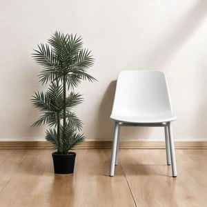 Maki Dekor Yapay Palmiye 3 Gövdeli 30 Yapraklı 120 cm Boyunda Dekoratif Ağaç