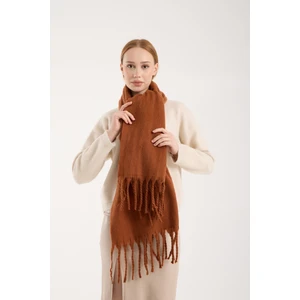 Hat Town Unisex Puffy Düz Renk Şal Atkı