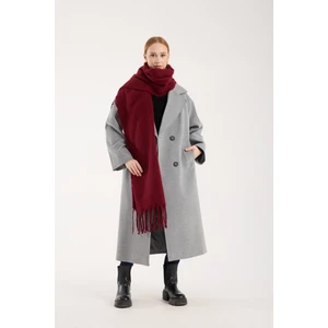 Unisex Puffy Düz Renk Şal Atkı