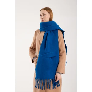 Unisex Puffy Düz Renk Şal Atkı