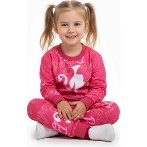 Barbie Baskılı Kız Çocuk Eşofman Takım İlkbahar & Kış
