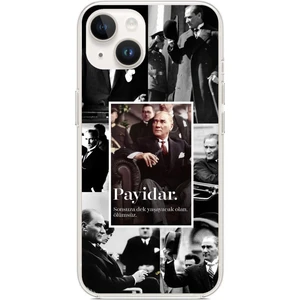 iPhone 13 - 14 Uyumlu Atatürk Payidar Baskılı Silikon Kılıf