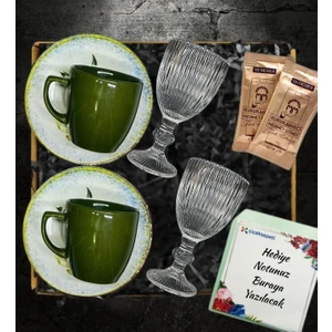 Anneler Gününe Özel 2 Kişilik Türk Kahve Fincanı Seti