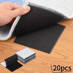 Halı Kilim Koltuk Örtüsü Sabitleyici Cırt 20 Adet Kaydırmaz Kendinden Yapışkanlı Ped