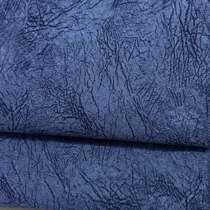 Kaymaz Tabanlı Lüks Kadife Koltuk Kanepe Çekyat Örtüsü - Konforlu İndigo Damar Desenli 170x210 Cm