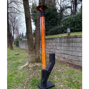 Füze Pelet Sobası Camlı Büyük