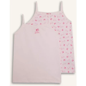 Kız Çocuk Barbie 2'li Atlet G2333A825AU