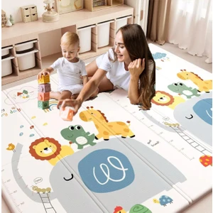 Infant Hobby Dream İt Katlanabilir Çift Taraflı  Oyun Matı  Oyun Halısı180X160X1 CM