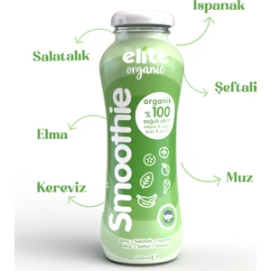 Organik %100 Smoothie Yeşil 200 Ml