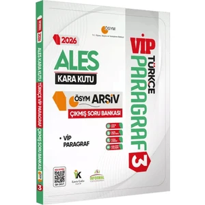 Karakutu Yayınları 2026 ALES Türkçenin Kara Kutusu Paragraf 3 VİP ÖSYM Çıkmış Soru Havuzu Bankası Dijital Çözümlü