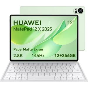 Yeni (2025) Matepad 12X 12.0" Papermatte Edition 12GB 256GB Yeşil + Klavye