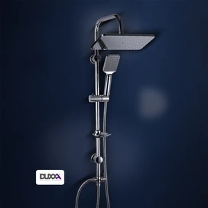 Duxxa Mirage 400 Krom Tepe Duş Seti Krom D.132.4.C