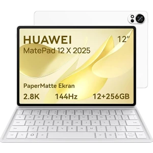 Yeni (2025) Matepad 12X 12.0" Papermatte Edition 12GB 256GB Beyaz + Klavye