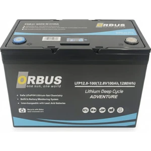 ORBUS  12.8V 100Ah Lityum Akü