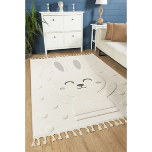 Venucci Home & Living Quincey Bukleli Yumuşak Peluş Post Shaggy Krem Çocuk Odası Oturma Odası Salon Mutfak Halısı