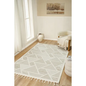 Venucci Home & Living Quincey Bukleli Yumuşak Peluş Post Shaggy Krem Çocuk Odası Oturma Odası Salon Mutfak Halısı