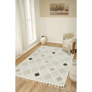 Venucci Home & Living Quincey Bukleli Yumuşak Peluş Post Shaggy Krem Çocuk Odası Oturma Odası Salon Mutfak Halısı