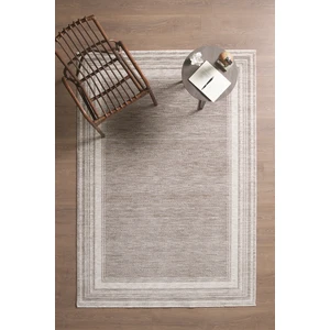 Olivia Premium Bambu Polyester Oturma Odası Salon Yatak Odası Halısı Eskitme Vintage Halı