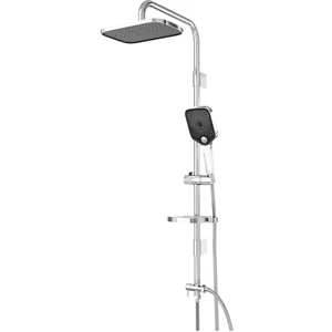 Apollo Krom Siyah Tepe Başlıklı Duş Sistemi Seti