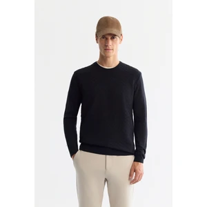 Erkek Lacivert Dokulu Basic Kazak E005107