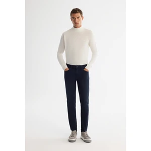 Avva Erkek Lacivert Eskitme Yıkama Overdy Berlin Slim Fit Jean Pantolon A42Y3523