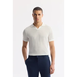 Avva Erkek Lacivert Beli Lastikli %100 Keten Relaxed Fit Pantolon B003032