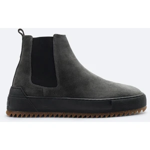 Avva Erkek Antrasit %100 Süet Esnek Taban Hafif Chelsea Bot B008009