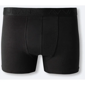 Avva Erkek Siyah Basic Pamuklu Tekli Regular Fit Boxer B009510