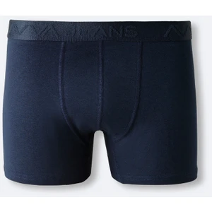 Avva Erkek Lacivert Basic Pamuklu Tekli Regular Fit Boxer B009510